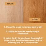 Satin Wood Varnish - Waterproof Clear Coat for Indoor & Outdoor Furniture - Image 4