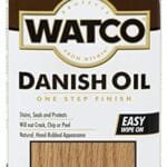 Watco Medium Walnut Danish Oil Finish - Natural Wood Protection, 1 Qt