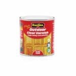 Rustins Clear Outdoor Gloss Varnish 250ml - Weatherproof Wood Protection