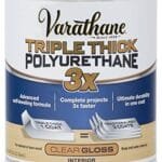 Varathane Triple Thick Gloss Polyurethane Wood Finish Quart - Durable