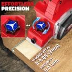 Milwaukee-Compatible Cordless Wood Planer 3-1/4" - 15000 RPM DIY Tool - Image 3