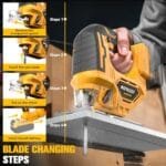 DEWALT 20V MAX Brushless Jigsaw - 2900RPM Variable Speed Cutting Tool - Image 6