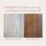 Hemp Oil: Natural Wood Finish & Furniture Paint Sealer (8oz) - Image 6