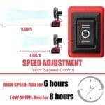 Milwaukee M18 Battery Portable Fan - Powerful Jobsite Cooling Blower - Image 2