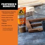 Gorilla Wood Filler 6oz - Waterproof Indoor/Outdoor Walnut Repair - Image 4