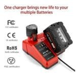 Fast MK12-18V XC Battery Charger for Lithium-Ion Power Tools - Image 3