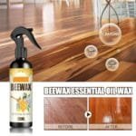 Natural Lemon Beeswax Wood Cleaner Kit - Furniture & Floor Polish Spray - Image 2