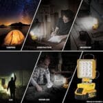 DigiGlow 3700LM LED Work Light | Dewalt Battery Compatible | USB-C - Image 8