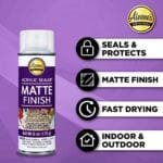 Aleene's Matte Clear Acrylic Sealer Spray - 6oz Protective Finish - Image 2