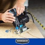 Powerful 4.8A Variable Speed Jig Saw with Orbital Cutting & Blades - Image 5