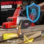 Milwaukee-Compatible Cordless Wood Planer 3-1/4" - 15000 RPM DIY Tool - Image 5