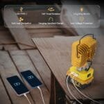 DigiGlow 3700LM LED Work Light | Dewalt Battery Compatible | USB-C - Image 7