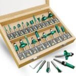 20PCS Woodworking Router Bit Set 1/4" Carbide Shank DIY Smooth Cuts