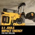 DEWALT 20V MAX SDS+ Cordless Rotary Hammer Drill Kit w/ Battery - Image 4