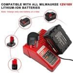 Fast MK12-18V XC Battery Charger for Lithium-Ion Power Tools - Image 2