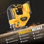 DEWALT 20V MAX Brushless Jigsaw - 2900RPM Variable Speed Cutting Tool - Image 2