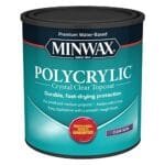Minwax Clear Satin Polycrylic Water-Based Protective Wood Finish