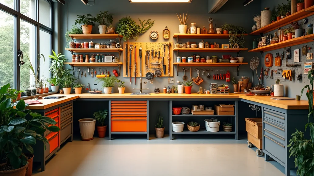 12 Inspiring Garage Workspace Ideas That'll Make You Want to Get to Work ASAP!