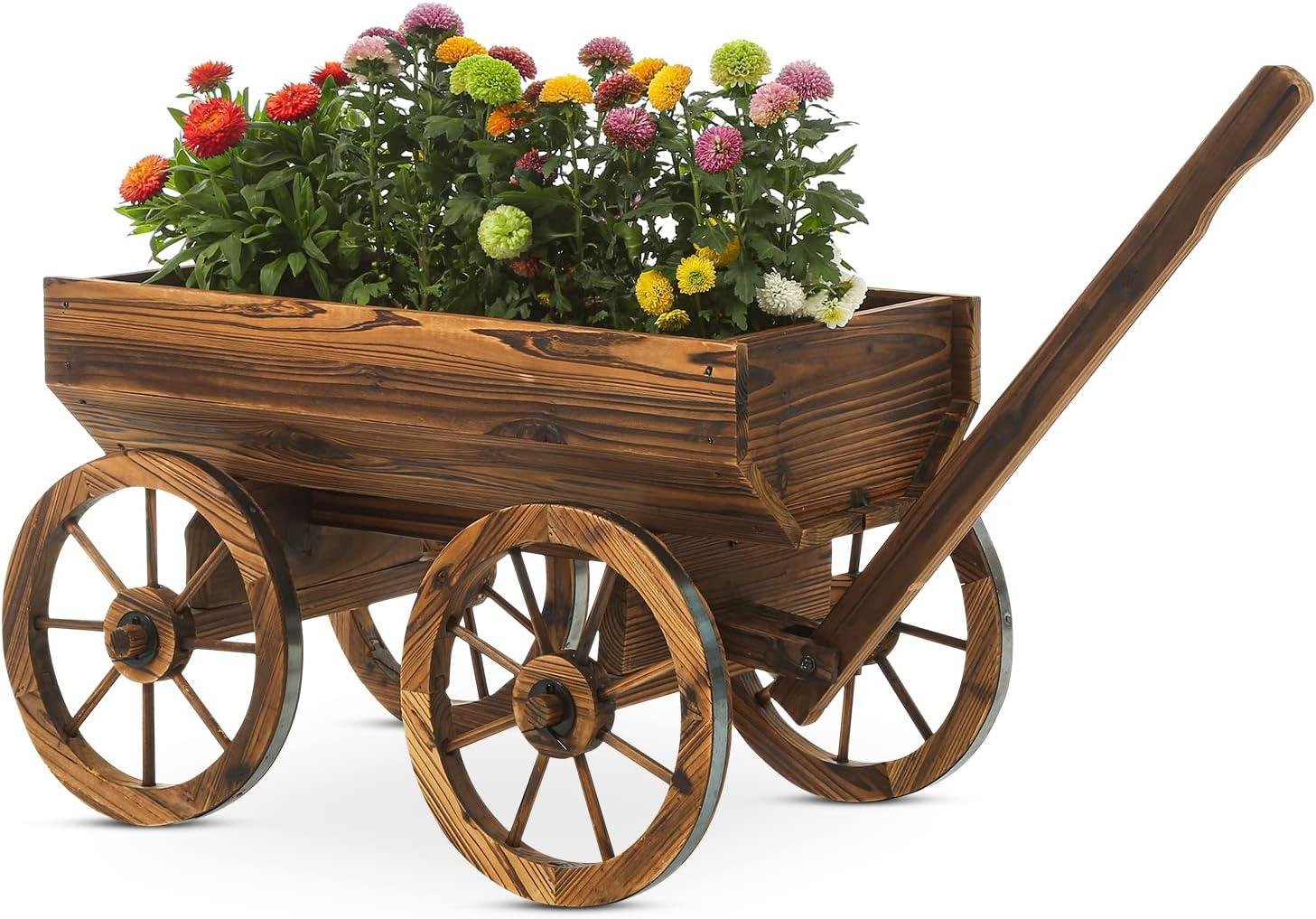 Notume Wooden Wagon Planter Review: Right for Our Shop?