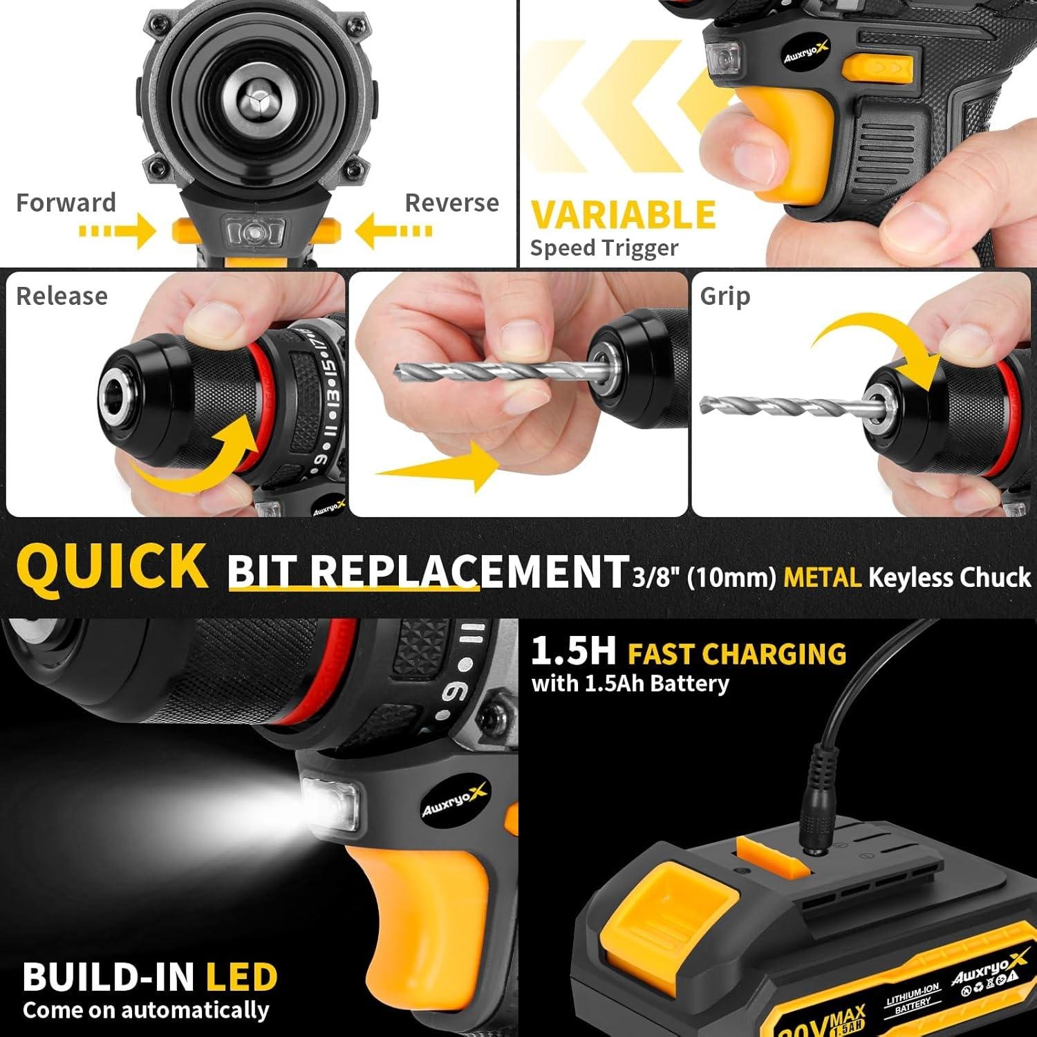 AwxryoX Cordless Drill Review: Right for Our Shop?