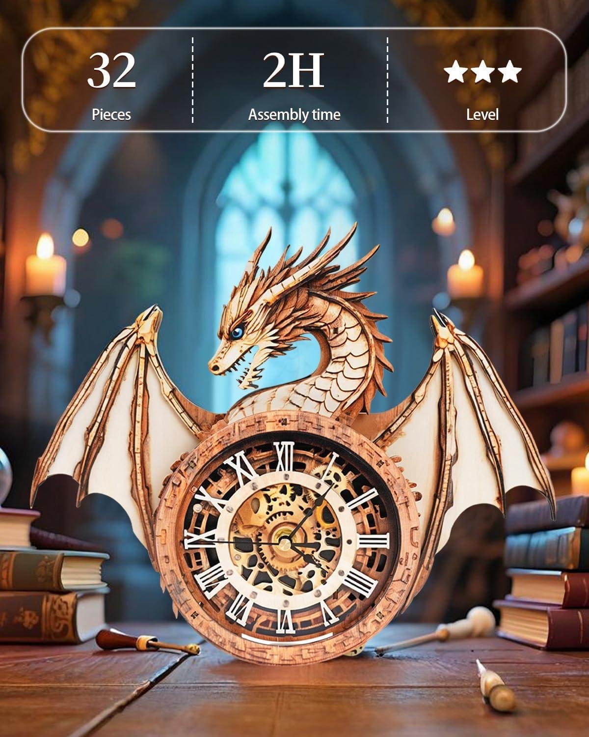 Dragon Clock 3D Puzzle Kit Review: Right for Our Shop?