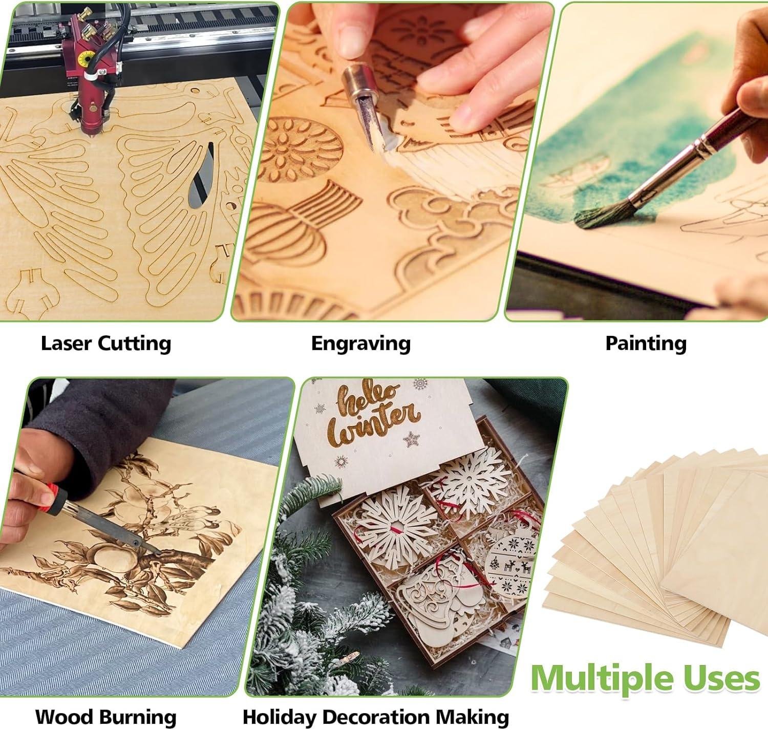 42-Pack Basswood Sheets for Laser Cutter: Shop Fit?