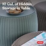 My Take on Keter’s Urban Knit Pouf + Storage Set