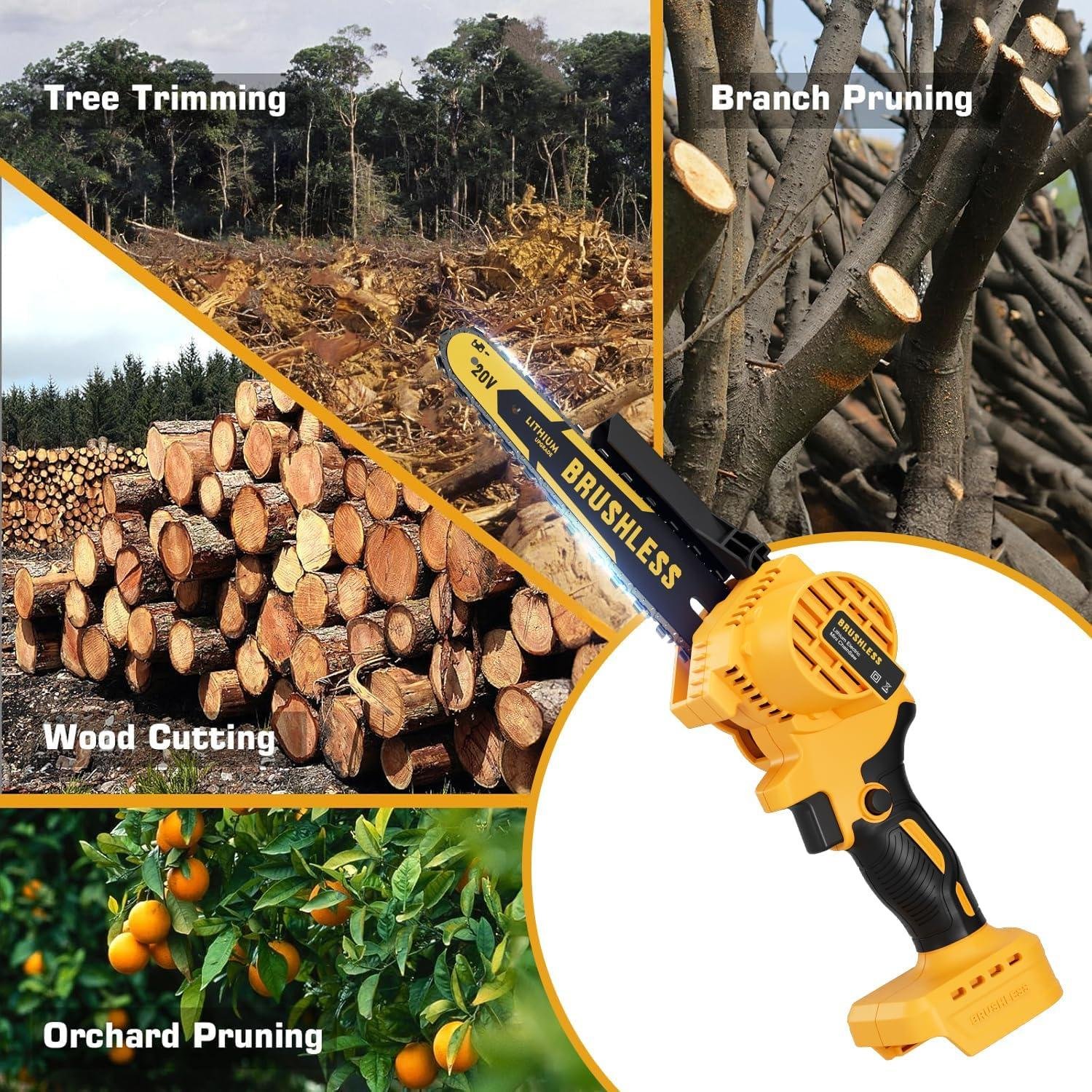 8″ Cordless Mini Chainsaw Review: Right for Our Shop?