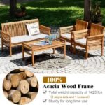 My Take on Tangkula’s Acacia 4-Piece Patio Set