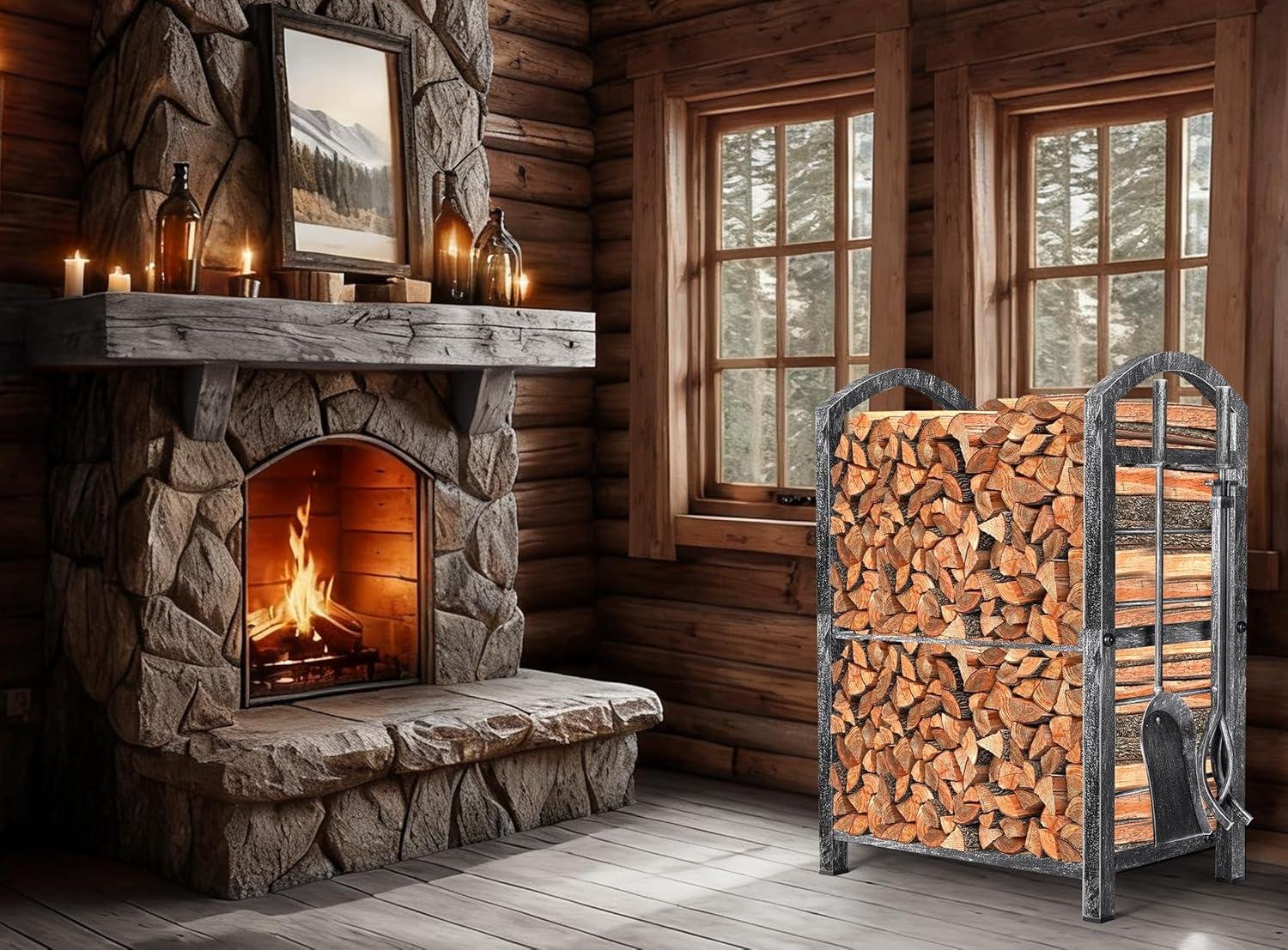 AMAGABELI Firewood Rack & Tools Review: Right for Us?