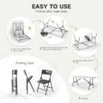 My Take: This 6ft Folding Table & 6 Chairs for Camp Days