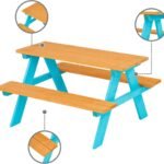 My Take: Teamson Kids Pine Picnic Table in Aqua