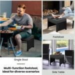 Why I Like These Yaheetech Wicker Ottomans (2pc)