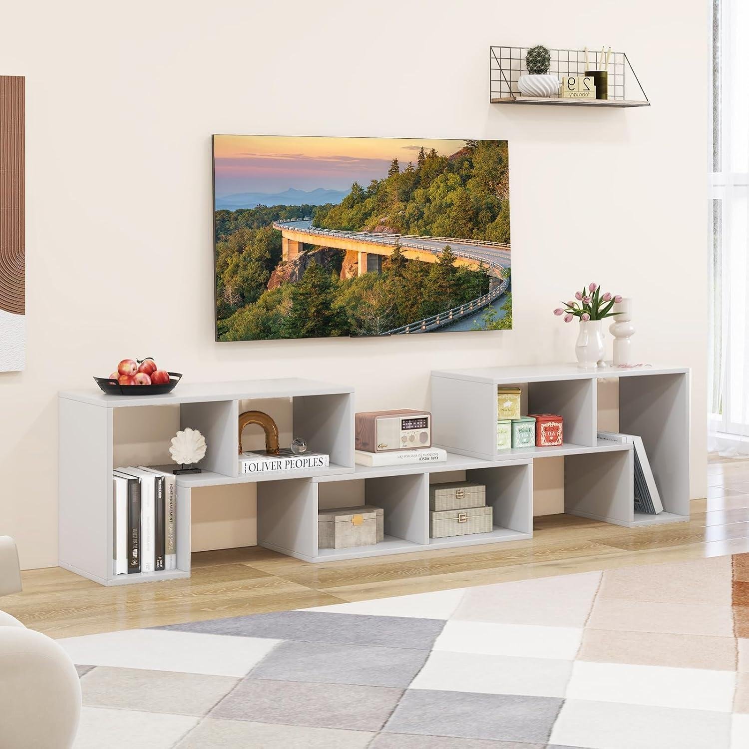 Giantex TV Stand Review: Right Fixture for Our Shop?