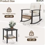 My Take on the Aoxun Wicker Rocking Bistro Set (Beige)