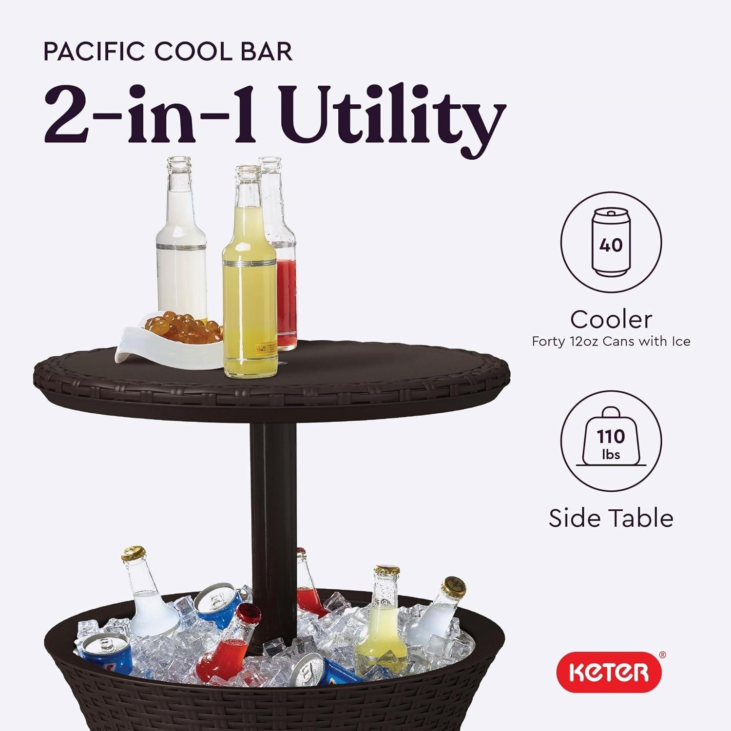 I Tried the Keter Cool Bar: Patio Table + Cooler