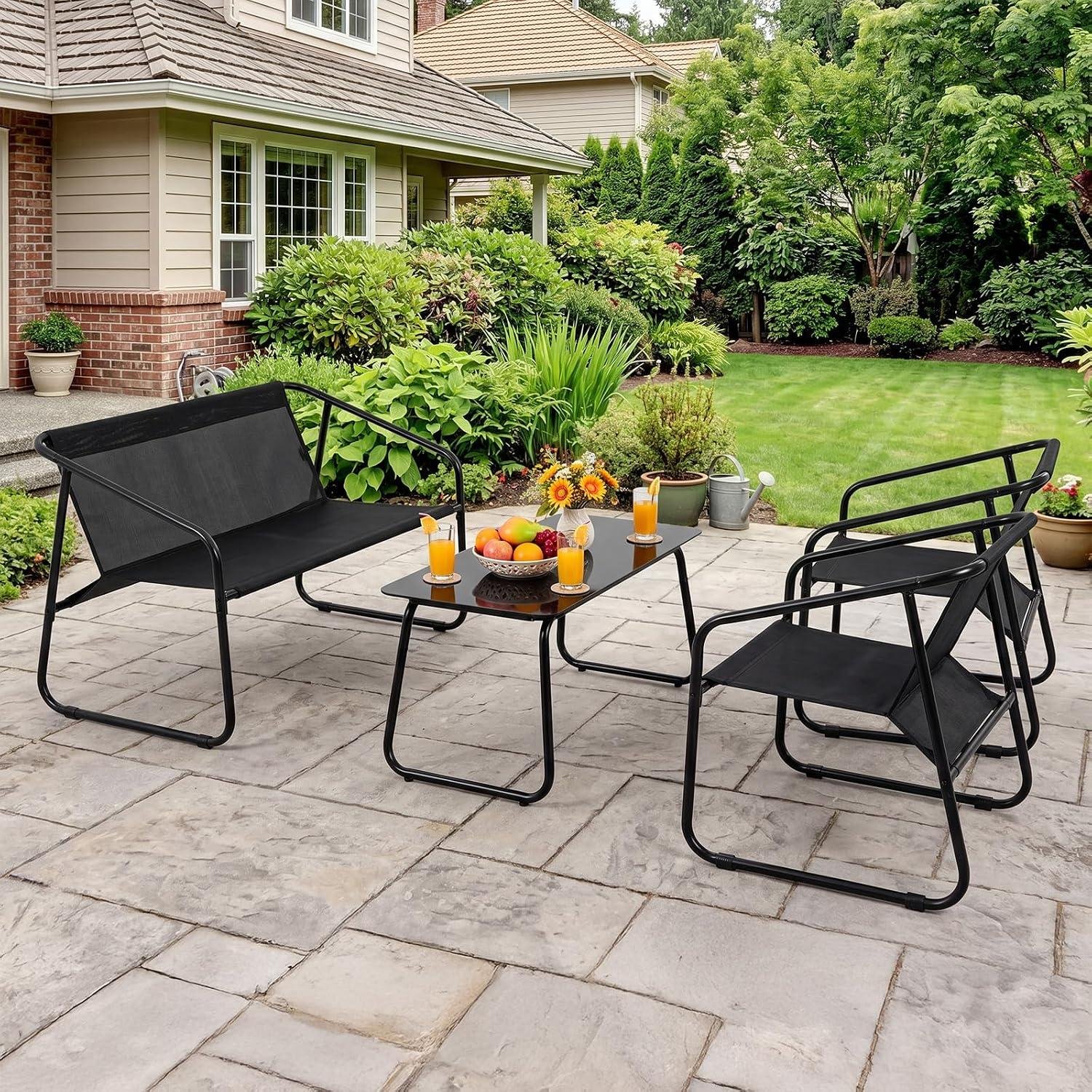 I Tried the DUMOS 4-Piece Patio Set—Worth It?