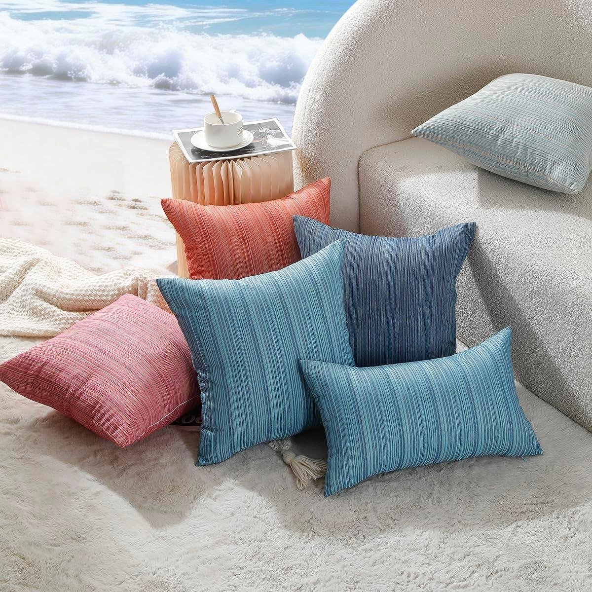 I Tried VAKADO Blue Stripe Outdoor Covers (2-Pack)