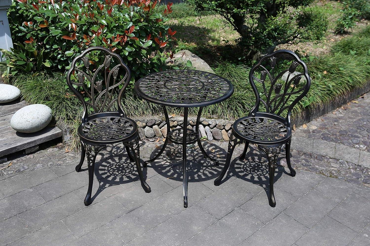 Why I Like This Anti-Rust Cast Aluminum Bistro Set