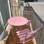 My Take on This Pink Folding Bistro Set for Patios
