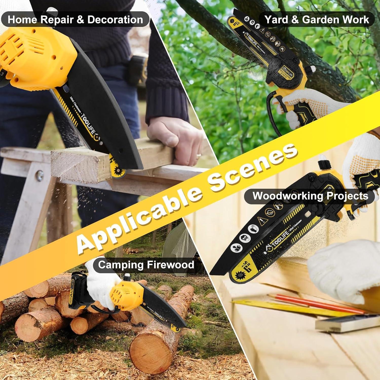 TOOLIFE 6″ Mini Chainsaw Review: Right for Our Shop?