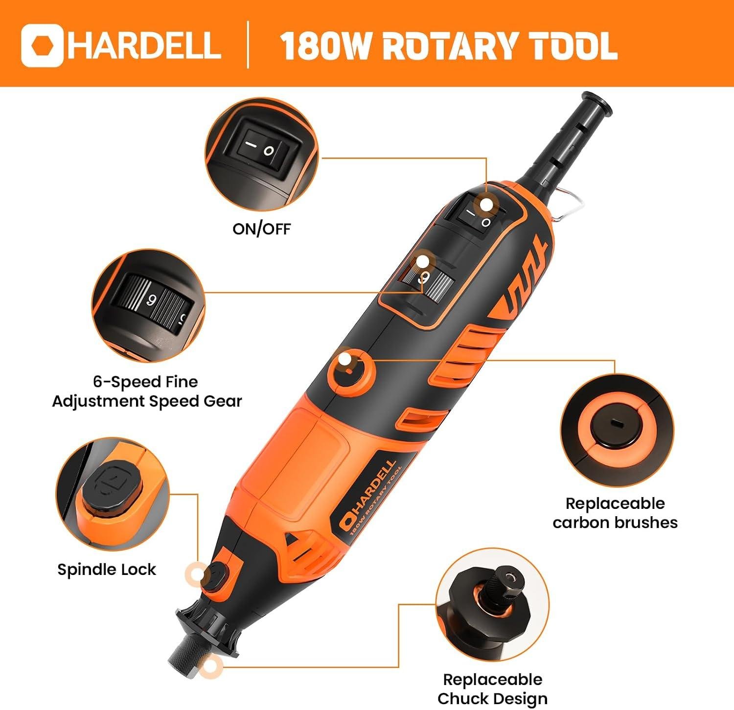 HARDELL 180W Rotary Tool Review: Right for Our Shop?